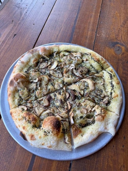 Pesto Mushroom.
